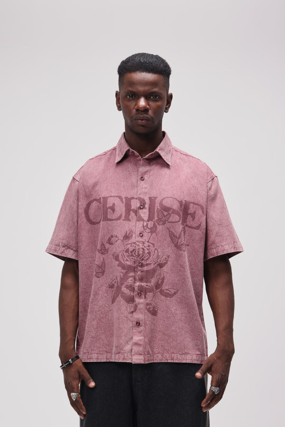 CERISE ROSE MARK SHIRT