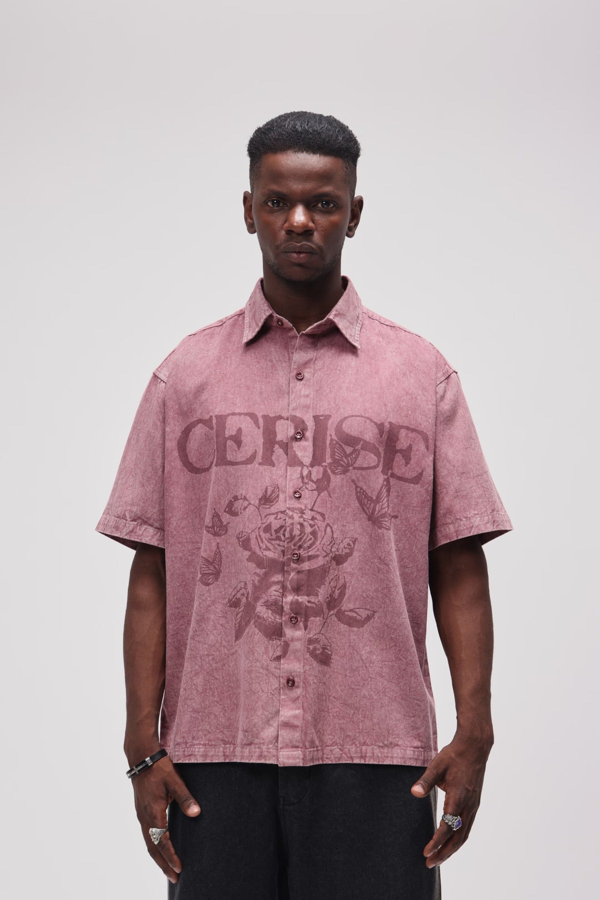 CERISE ROSE MARK SHIRT