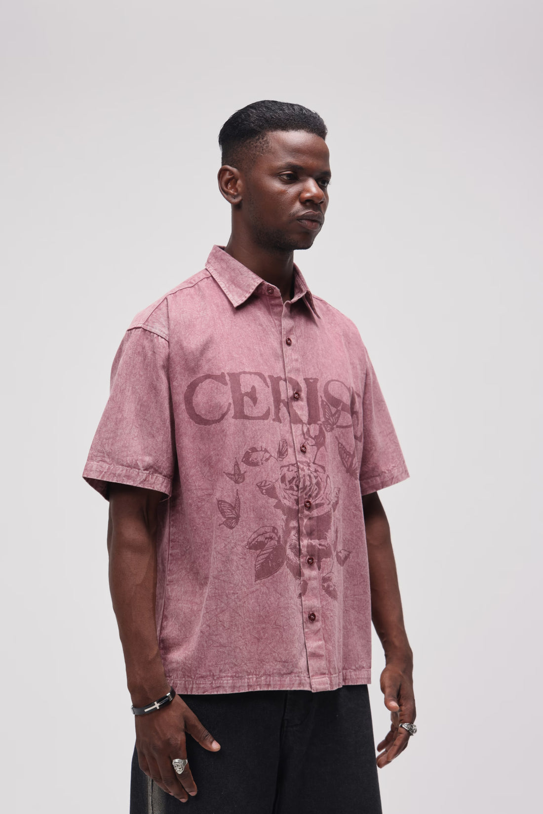 CERISE ROSE MARK SHIRT
