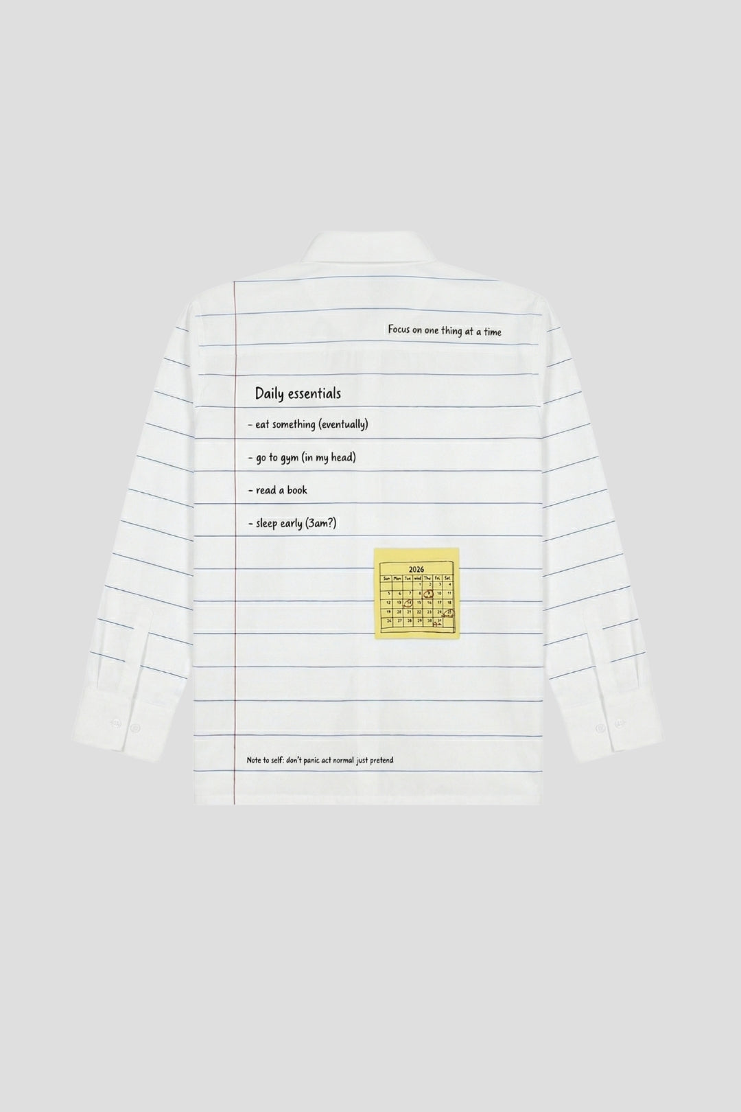 CERISE TO DO LIST SHIRT