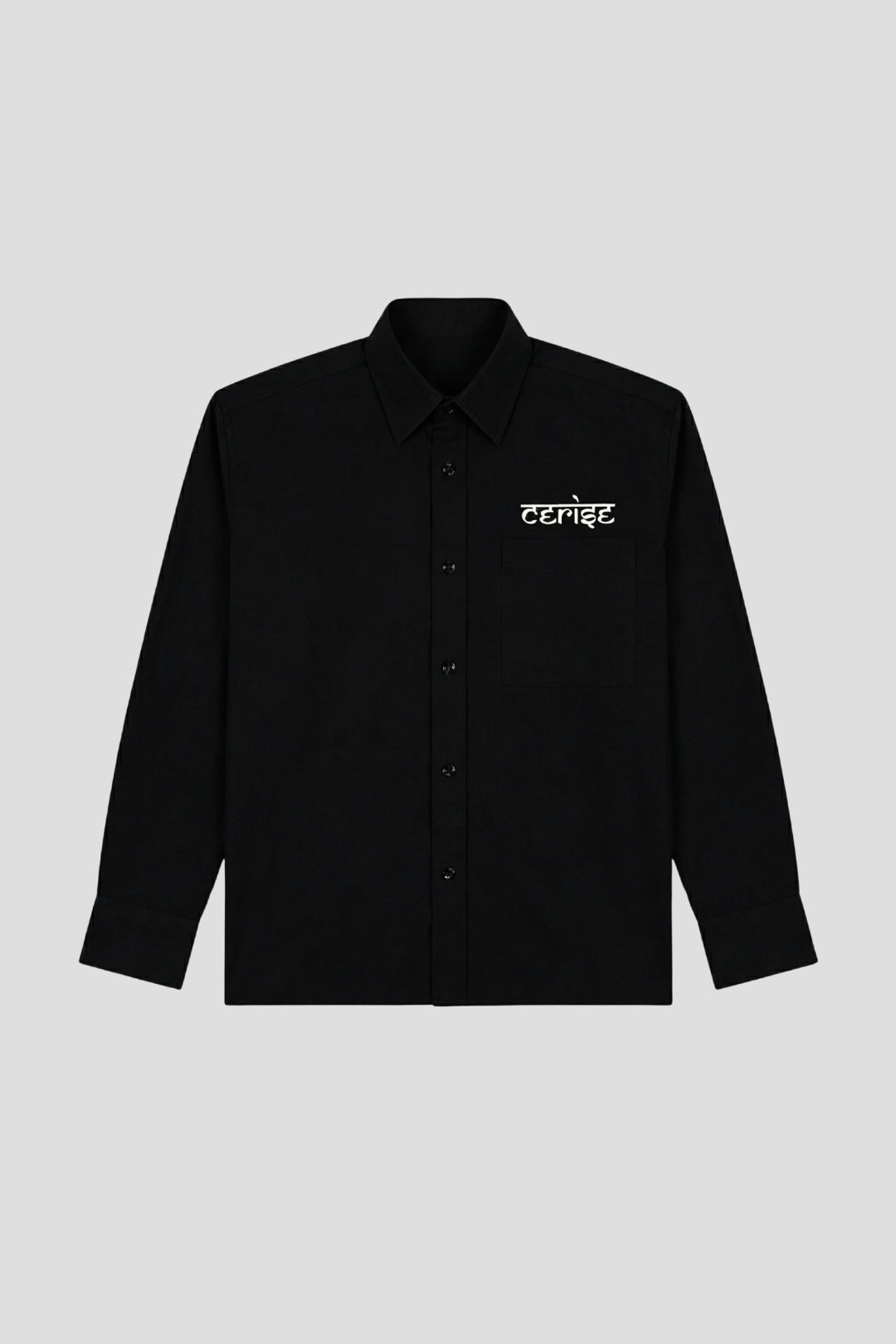 CERISE SIGNATURE SHIRT - BLACK