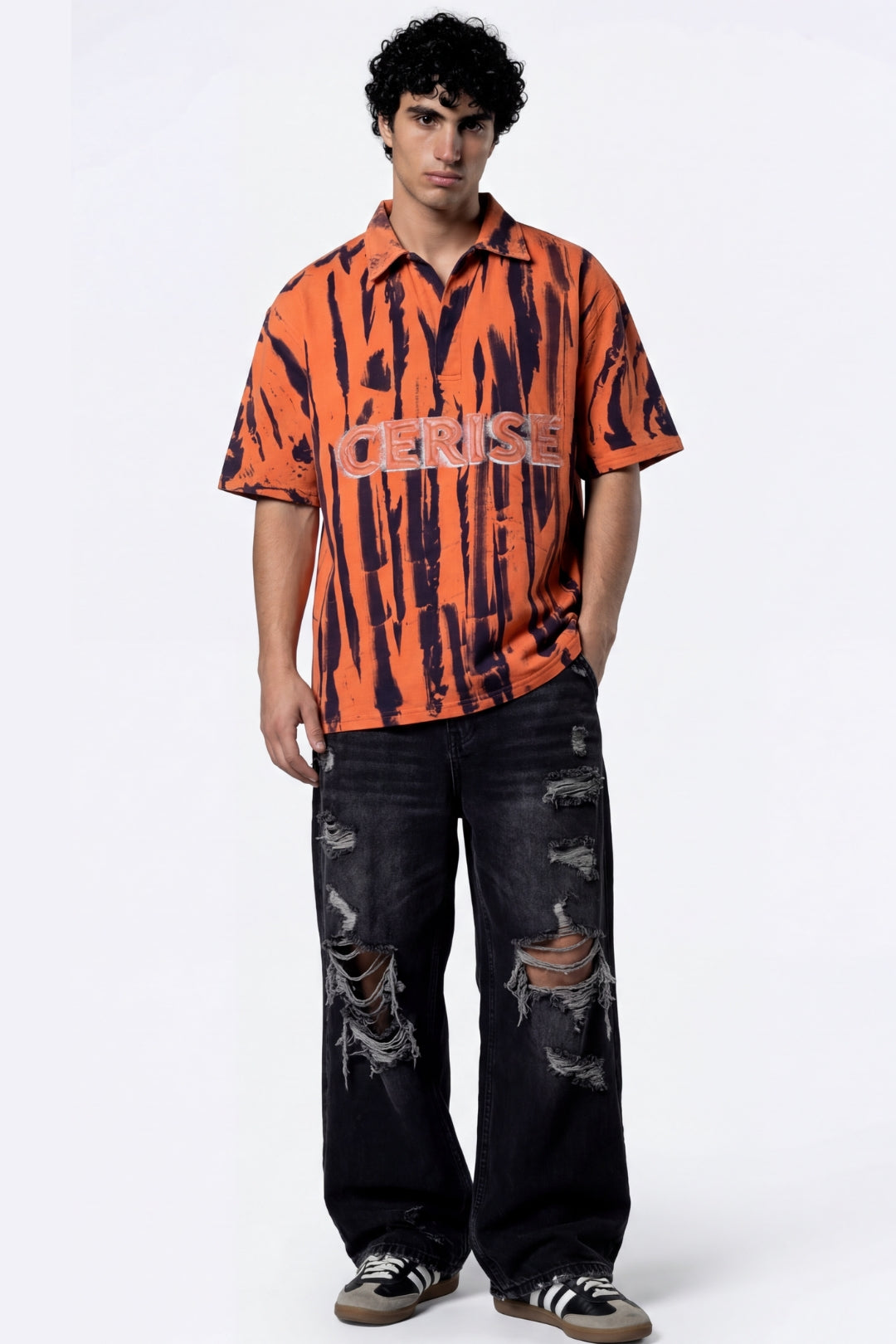 CERISE PREDATOR POLO TEE