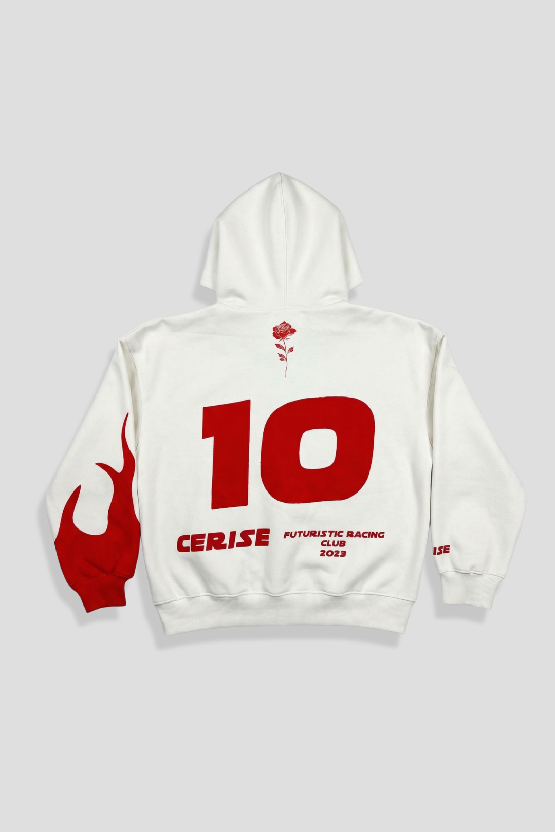 THE NO 10 FLAME RACER HOODIE