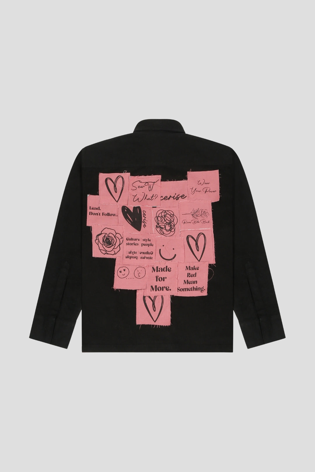 CERISE STICKY NOTE SHACKET
