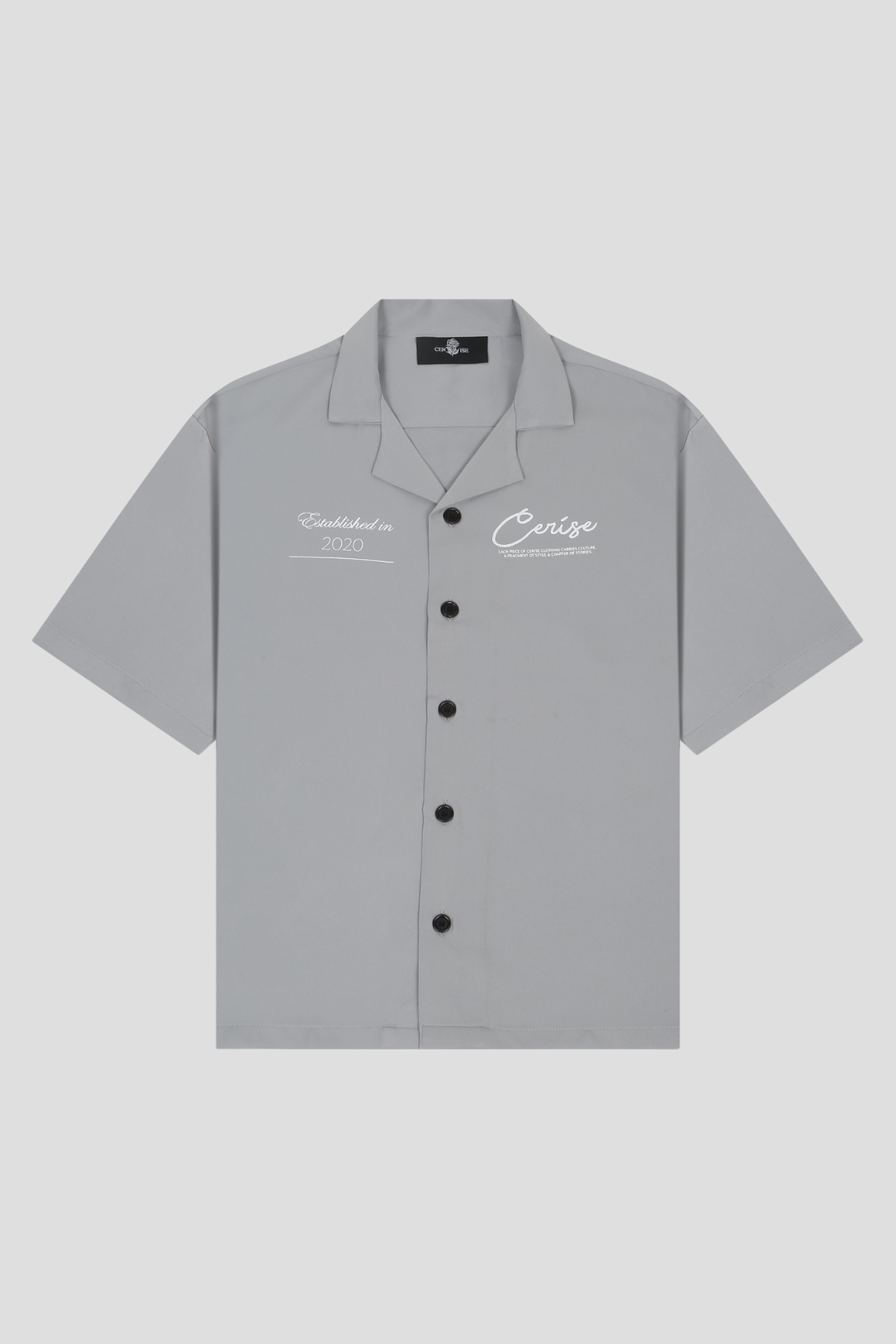 BUTTERFLY BLOSSOM SHIRT ( GREY )