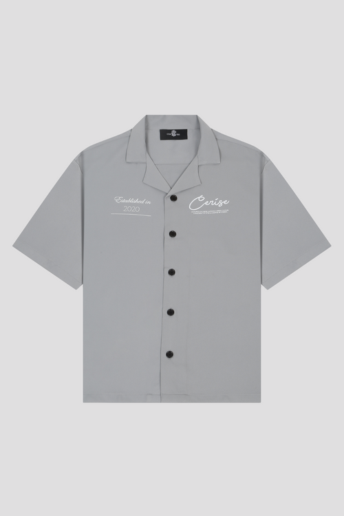 BUTTERFLY BLOSSOM SHIRT ( GREY )