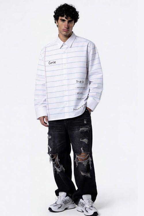 CERISE TO DO LIST SHIRT