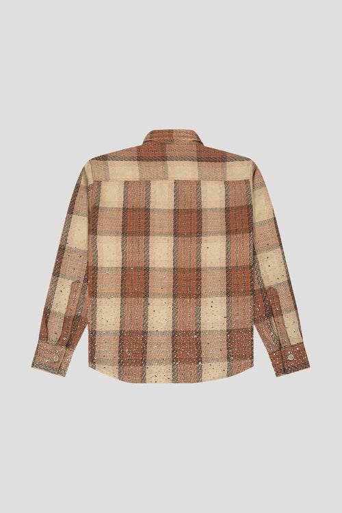 CERISE RHINESTONE FLANNEL