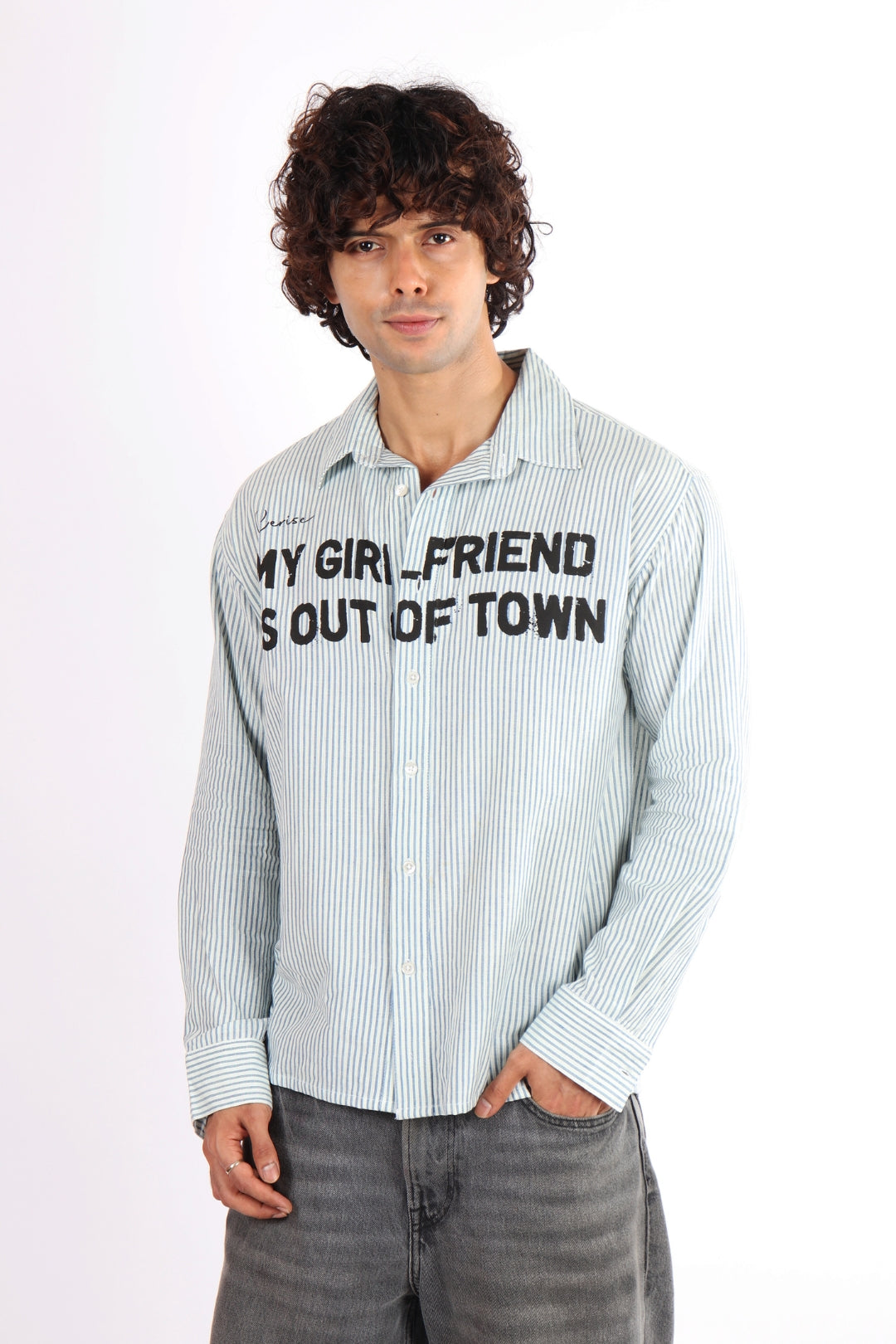 MY GIRLFRIEND IS OUT OF TOWN SHIRT