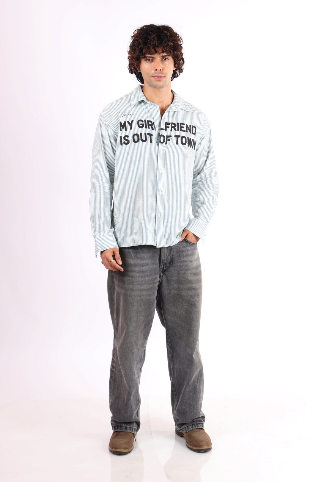 MY GIRLFRIEND IS OUT OF TOWN SHIRT