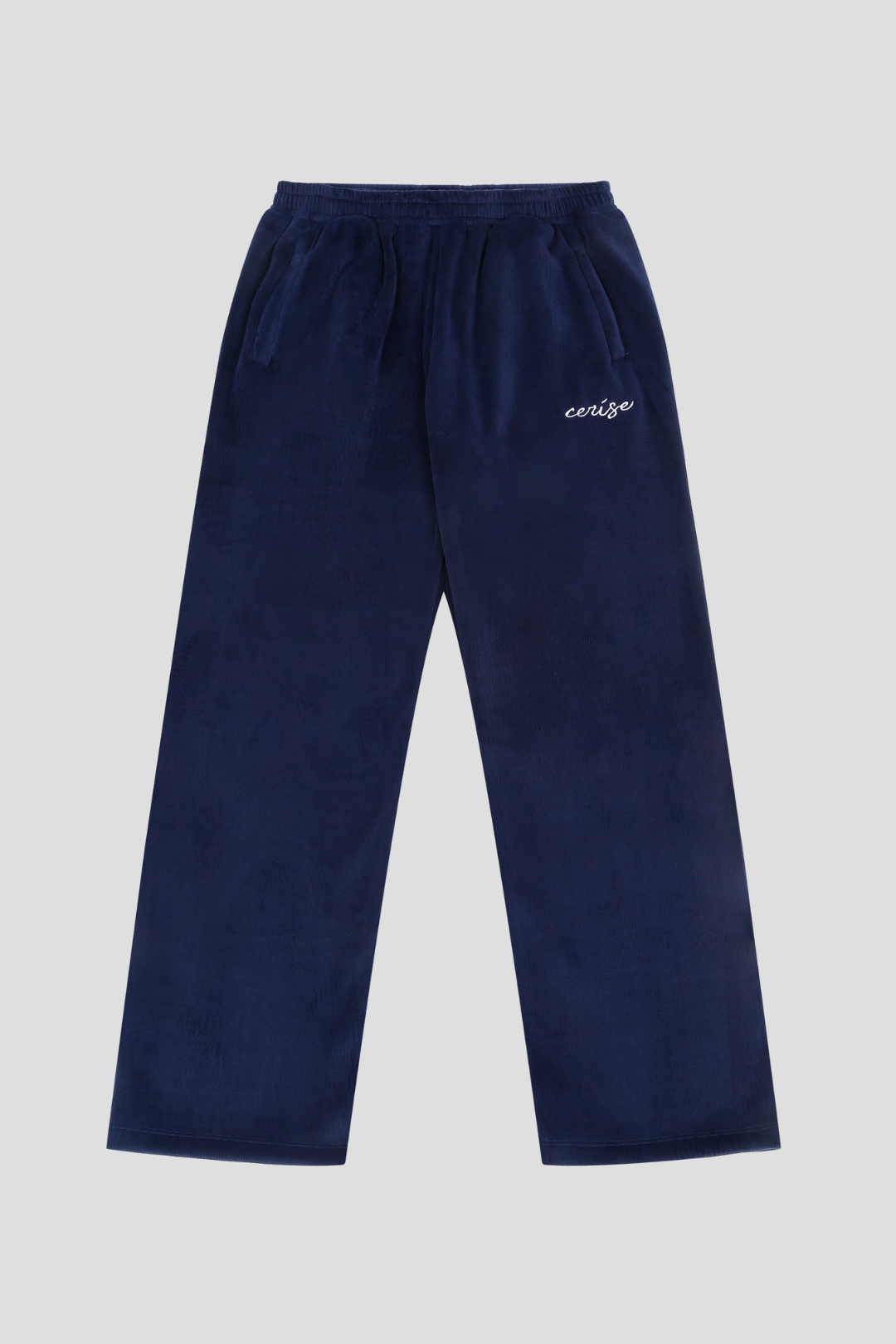 CERISE BREEZY CORD PANT - NAVY BLUE