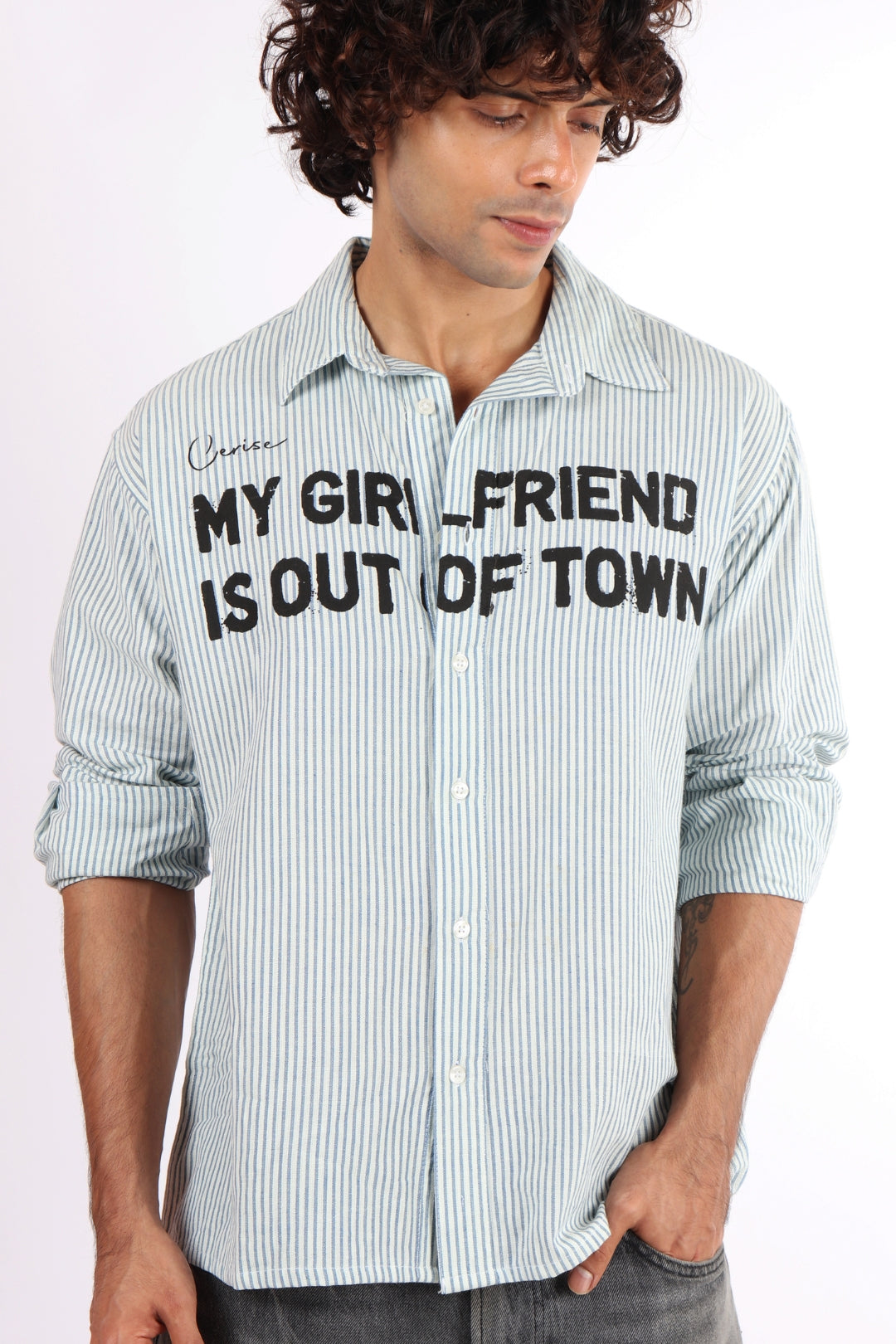 MY GIRLFRIEND IS OUT OF TOWN SHIRT
