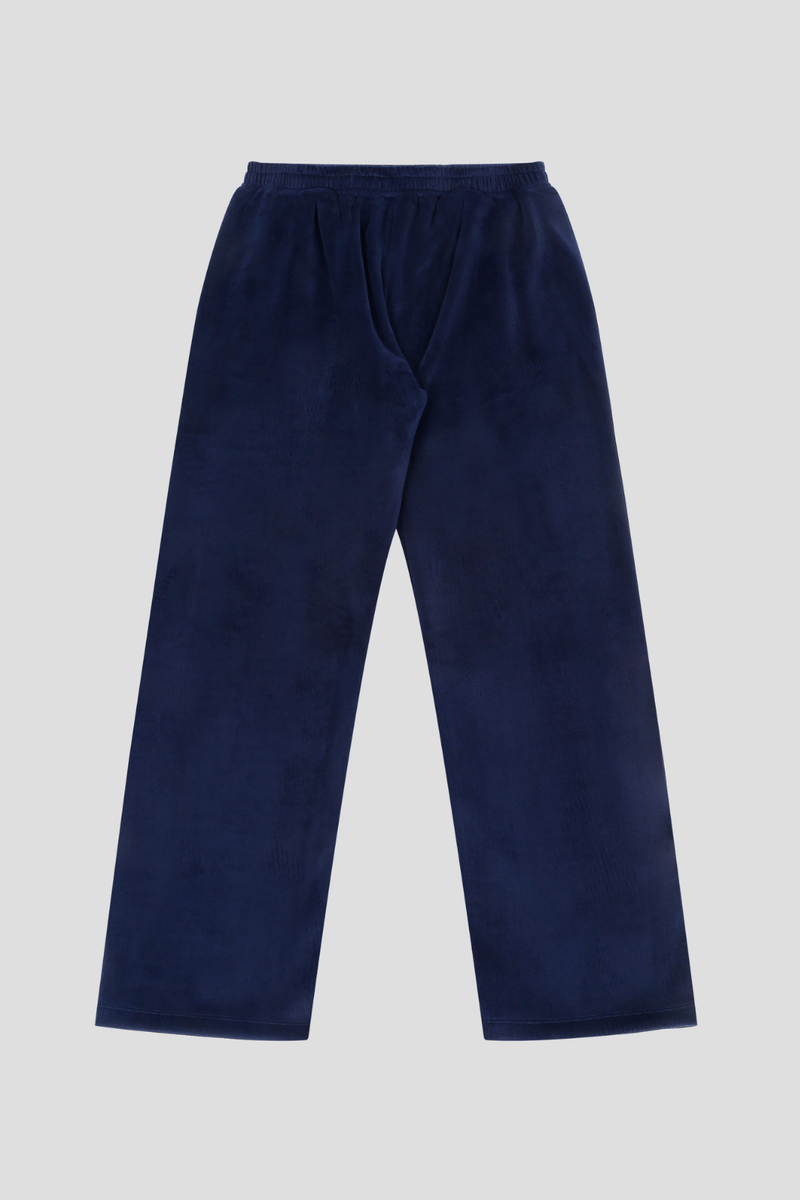 CERISE BREEZY CORD PANT - NAVY BLUE