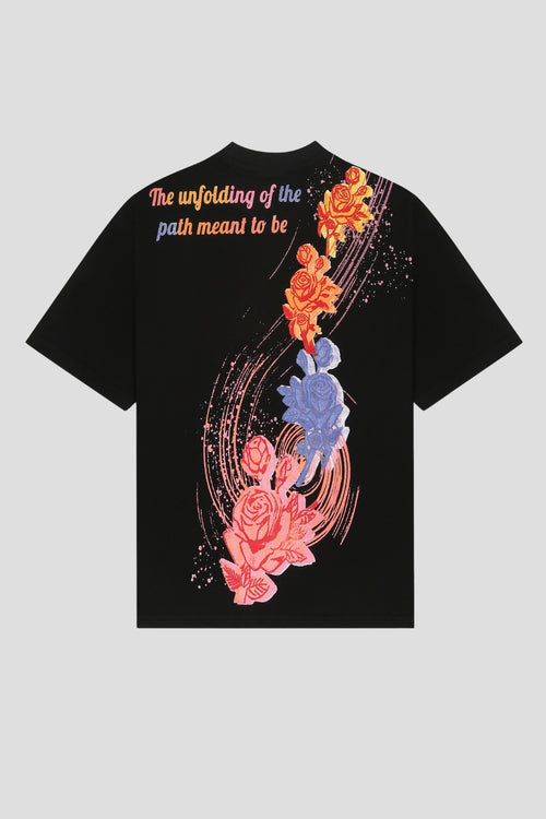 PAINTED ROSETTE TSHIRT