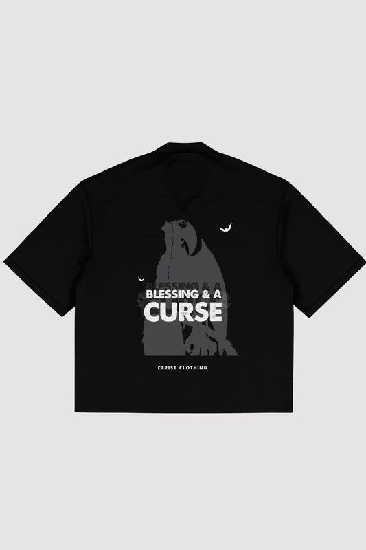 BLESSING AND A CURSE BOWLING SHIRT