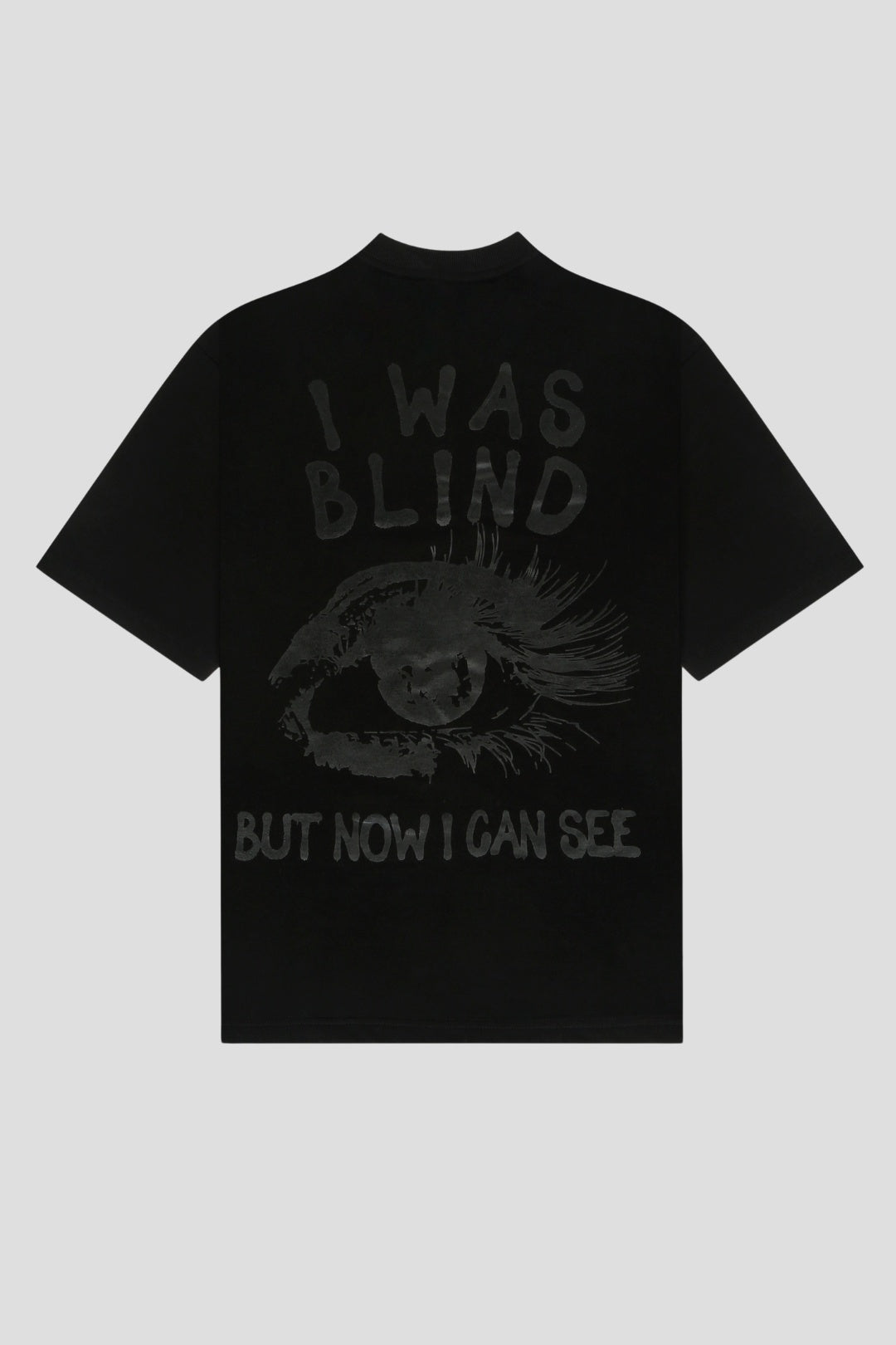 CERISE BLACK I WAS BLIND OVERSIZED TEE