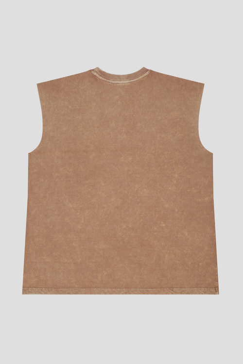 CERISE BEIGE MUSCLE TEE