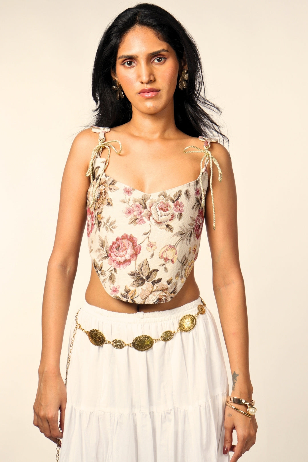 Ethereal Bloom Corset Top