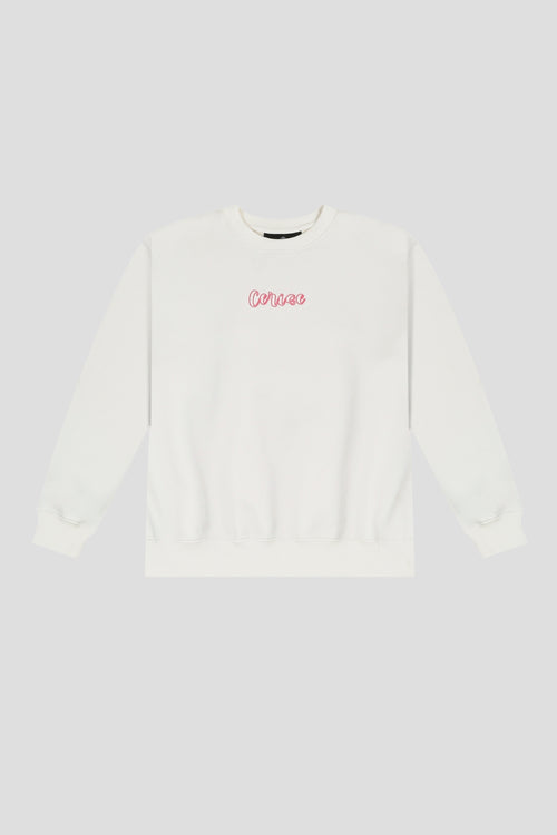 PAINTED ROSETTE SWEATSHIRT