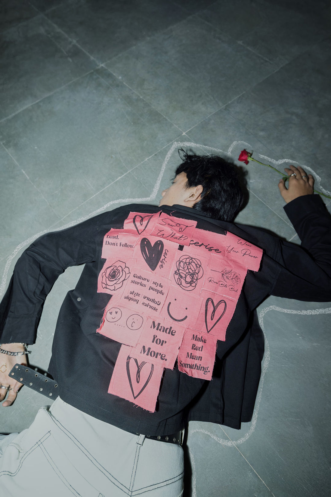 CERISE STICKY NOTE SHACKET