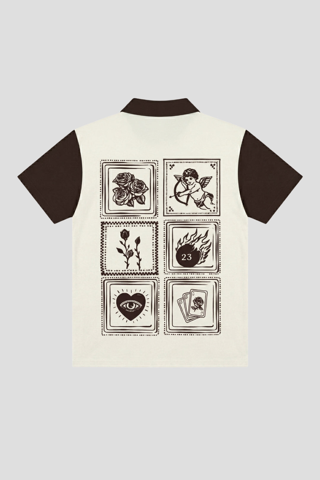 CERISE WILDCARD POLO TSHIRT