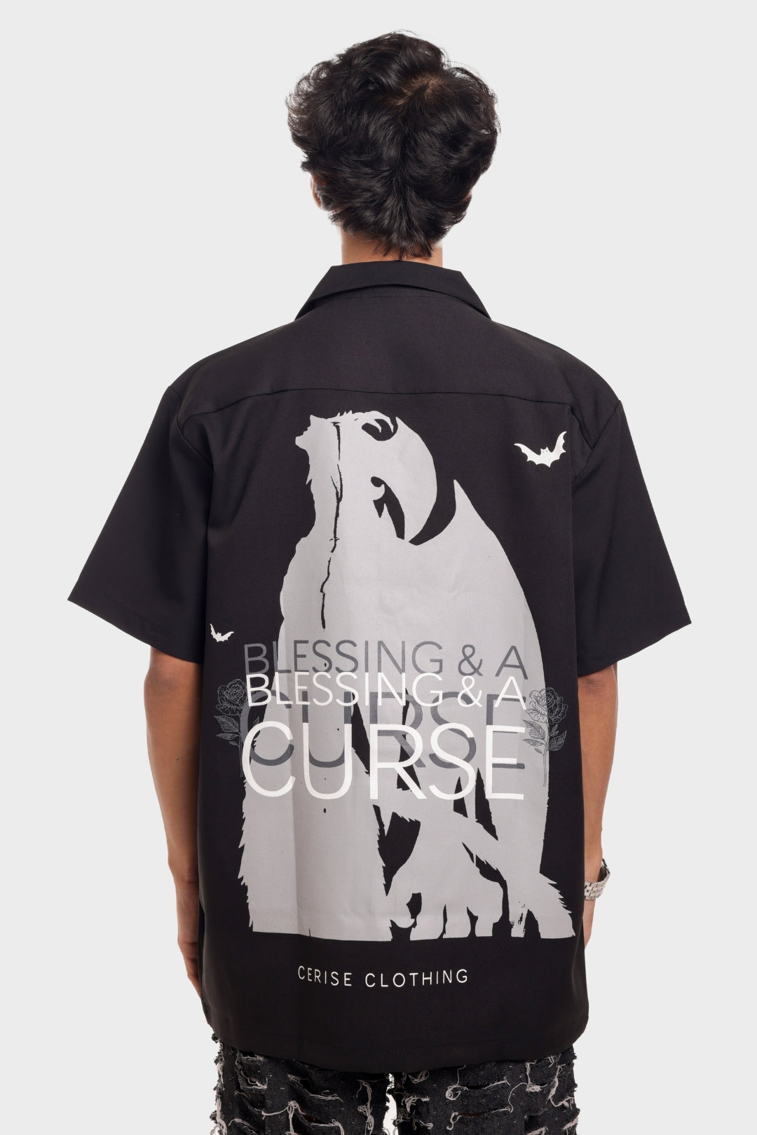 BLESSING AND A CURSE BOWLING SHIRT